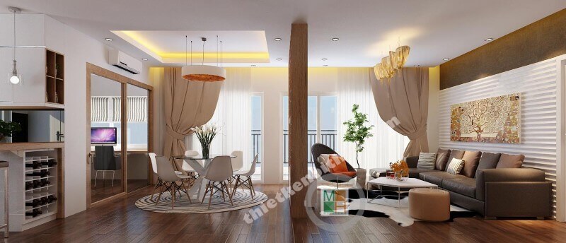 Thiết kế nội thất căn hộ chung cư N04